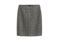 HUGO Slim-Fit Bleistiftrock mit Fischgrätmuster - Style Ranika, 50568960 Gemustert 34