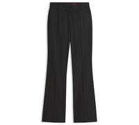 HUGO Slim-Fit Bootcut-Hose mit Nadelstreifen - Style Hiso, 50570551 Schwarz gemustert 40