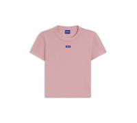 HUGO Slim-Fit Cropped T-Shirt aus Stretch-Baumwolle - Style Baby Tee_B, 50510749 Hellrosa L