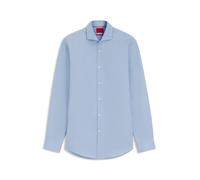 HUGO Slim-Fit Hemd aus Baumwolle mit Cutaway-Kragen - Style C-Jason, 50293691 Hellblau 39
