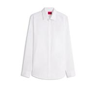 HUGO Slim-Fit Hemd aus Baumwolle mit verdeckter Knopfleiste - Style Kallo, 50570768 Weiß 38