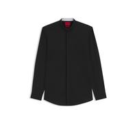 HUGO Slim-Fit Hemd aus bügelleichter Baumwoll-Popeline - Style Kaleb, 50554690 Schwarz 41