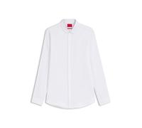 HUGO Slim-Fit Hemd aus elastischer Baumwolle - Style Ketran, 50561633 Weiß 38