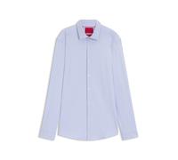 HUGO Slim-Fit Hemd aus funktionalem Stretch-Jersey mit Print - Style Kenno, 50544942 Hellblau 39