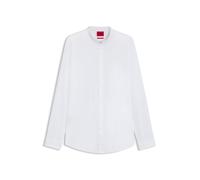 HUGO Slim-Fit Hemd aus Stretch-Baumwolle mit Stehkragen - Style Kaleb, 50544949 Weiß 39