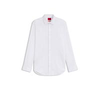 HUGO Slim-Fit Hemd aus Stretch-Baumwolle mit Umschlagmanschetten - Style Kennew, 50544948 Weiß 40