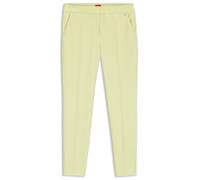 HUGO Slim-Fit Hose aus Stretch-Gewebe mit Logo-Niete - Style Hagonia-1, 50539991 Hellgelb 34