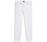 HUGO Slim-Fit Jeans aus weißem Stretch-Denim - Style HUGO 708, 50556632 Weiß 34/34