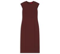 HUGO Slim-Fit Kleid mit Flügelärmeln - Style Katania, 50564184 Braun 36