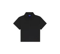 HUGO Slim-Fit Poloshirt aus elastischer Baumwolle - Style Darbican_B, 50564388 Schwarz XL