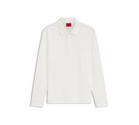 HUGO Slim-Fit Poloshirt aus merzerisierter Baumwolle - Style Dimerslong, 50568866 Weiß S