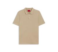 HUGO Slim-Fit Poloshirt aus merzerisierter Baumwolle - Style Dimerspolon, 50566728 Beige M