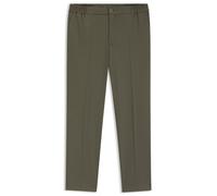 HUGO Slim-Fit Popeline-Hose aus Woll-Mix - Style Gos233F1X, 50530110 Khaki 48