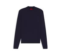 HUGO Pullover Herren Slim Fit Viscose blau, M