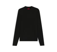 HUGO Slim-Fit Pullover mit hohem Ausschnitt - Style San Marc-CV, 50546856 Schwarz L