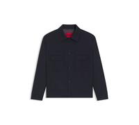 HUGO Slim-Fit Sakko aus knitterfreiem Twill - Style Juliano243F1, 50555258 Dunkelblau 52