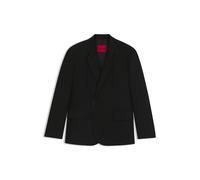 HUGO Slim-Fit Sakko mit Logo-Verschluss - Style Hans254F2X, 50549053 Schwarz 46