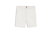HUGO Slim-Fit Shorts aus merzerisierter Stretch-Baumwolle - Style Genar261S, 50567293 Natur M