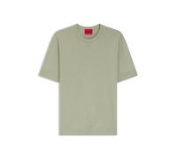 HUGO Slim-Fit Strickpullover mit kurzen Ärmeln - Style San Carl-CV, 50536693 Hellgrün XXL