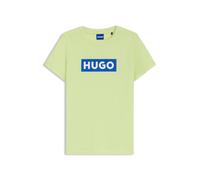 HUGO Slim-Fit T-Shirt aus Baumwolle mit blauem Logo in Box - Style Classic Tee_B, 50510772 Hellgrün S