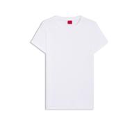 HUGO Slim-Fit T-Shirt aus Baumwolle - Style The Plain Tee, 50417212 Weiß S