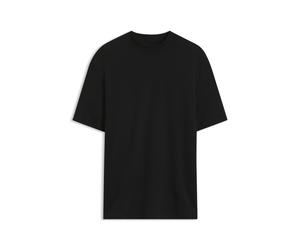 HUGO Slim-Fit T-Shirt aus Baumwolle und Wolle - Style Dimosom, 50568745 Schwarz M
