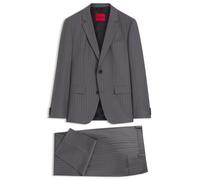 HUGO Slim-Fit Zweiteiler aus Schurwolle - Style Henry-Gatur263X, 50574804 Grau gestreift 46
