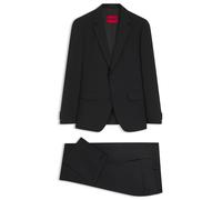 HUGO Slim-Fit Zweiteiler aus Woll-Mix - Style Henry-Getlin253X-MH, 50572150 Schwarz 54