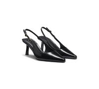HUGO Slingbacks aus Brush-Off-Leder - Style Seleny_Sling70_bro, 50563996 Schwarz 37