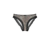 HUGO Slip aus elastischer Mikrofaser mit mittlerer Bundhöhe und Spitzenbesatz - Style BRIEF UNIQUE, 50545733 Gemustert XS