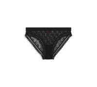 HUGO Slip aus Spitze mit Logo-Bund - Style SARTORIAL BRIEF, 50557231 Schwarz S