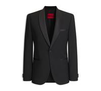 HUGO Smoking-Jackett mit Schalkragen aus Performance-Woll-Mix - Style Arti264E2X-MH, 50570749 Schwarz 98
