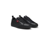 HUGO Sneakers aus Kunstleder mit rotem Logo-Etikett - Style Morrie_Tenn_napu_N, 50541210 Schwarz 45