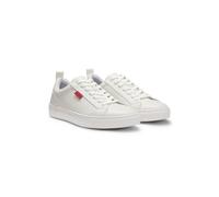 HUGO Sneakers aus Kunstleder mit rotem Logo-Etikett - Style Morrie_Tenn_napu_N, 50541210 Weiß 44