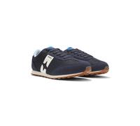 HUGO Sneakers aus Mesh mit Details aus Veloursleder-Imitat - Style Jared_runn_mxmt, 50563758 Dunkelblau 44