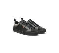 HUGO Sneakers aus Nubukleder-Imitat mit Mesh-Einstieg - Style Morrie_tenn_nkpu, 50552667 Schwarz 40