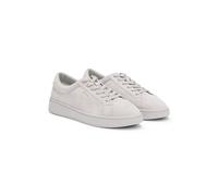 HUGO Sneakers aus Veloursleder mit goldfarbenem Folien-Logo - Style Neston_tenn_sd, 50563557 Grau 41