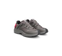 HUGO Sneakers aus verschiedenen Materialien mit Logo-Etikett - Style GO2_memf, 50548581 Dunkelgrau 43