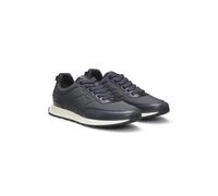 HUGO Sneakers im Laufschuh-Stil mit Zickzack-Detail - Style Icelin_runn_nyptpu, 50557840 Dunkelblau 42