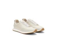 HUGO Sneakers im Laufschuh-Stil mit Zickzack-Detail - Style Icelin_runn_nyptpu, 50557840 Hellbeige 41