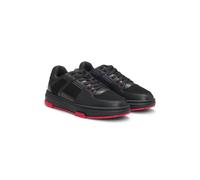 HUGO Sneakers mit Mesh und Kunstleder - Style Yarrow_tenn_mxpu, 50558023 Schwarz 40