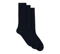 Hugo - Socken für Herren/Damen Unisex, Logo (3er-Pack) (Dunkelblau)