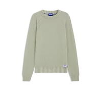 Strickpullover HUGO BLUE "Sonnee", Damen, Gr. M, open grün340, Strick, Obermaterial: 100% Baumwolle, relaxed fit normal, Rundhals, Rippstrickbündchen, Pullover Strickpullover (47363403-M) open grün340