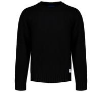 Strickpullover HUGO BLUE "Sonnee", Herren, Gr. S, schwarz001, Strick, Obermaterial: 100% Baumwolle, unifarben, relaxed fit normal, Rundhals, Rippstrickbündchen, Pullover (35869544-S) schwarz001