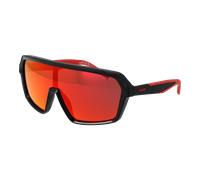HUGO Sonnenbrille im Masken-Stil mit rot getönten Gläsern - Style HG 1334/G/S80799UW, 58329365 Schwarz ONESI