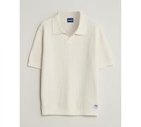 HUGO Spero Knitted Polo Open White Weiß XL
