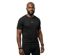 Hugo Pyjama-Shirt SPLIT LOGO_T-SHIRT – Relaxed-Fit, Baumwolle, Logo-Print – Schwarz L