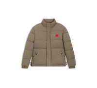 HUGO Wasserabweisende Steppjacke mit Logo-Patch - Style Balto2541, 50547887 Hellbraun M