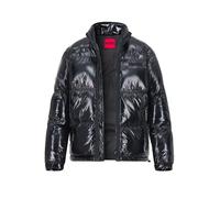 HUGO Steppjacke Herren Stehkragen Nylon schwarz, M