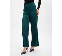 HUGO Regular Fit Weite Hose mit Ziersteinbesatz Modell 'HASELA' in Dunkelgruen, Größe 36